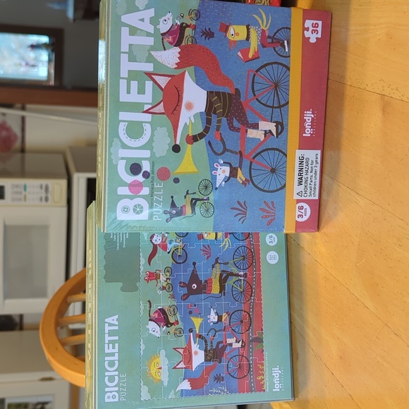 Bicicletta Puzzle by Londji Barcelona (2) NIB - Picture 6 of 6